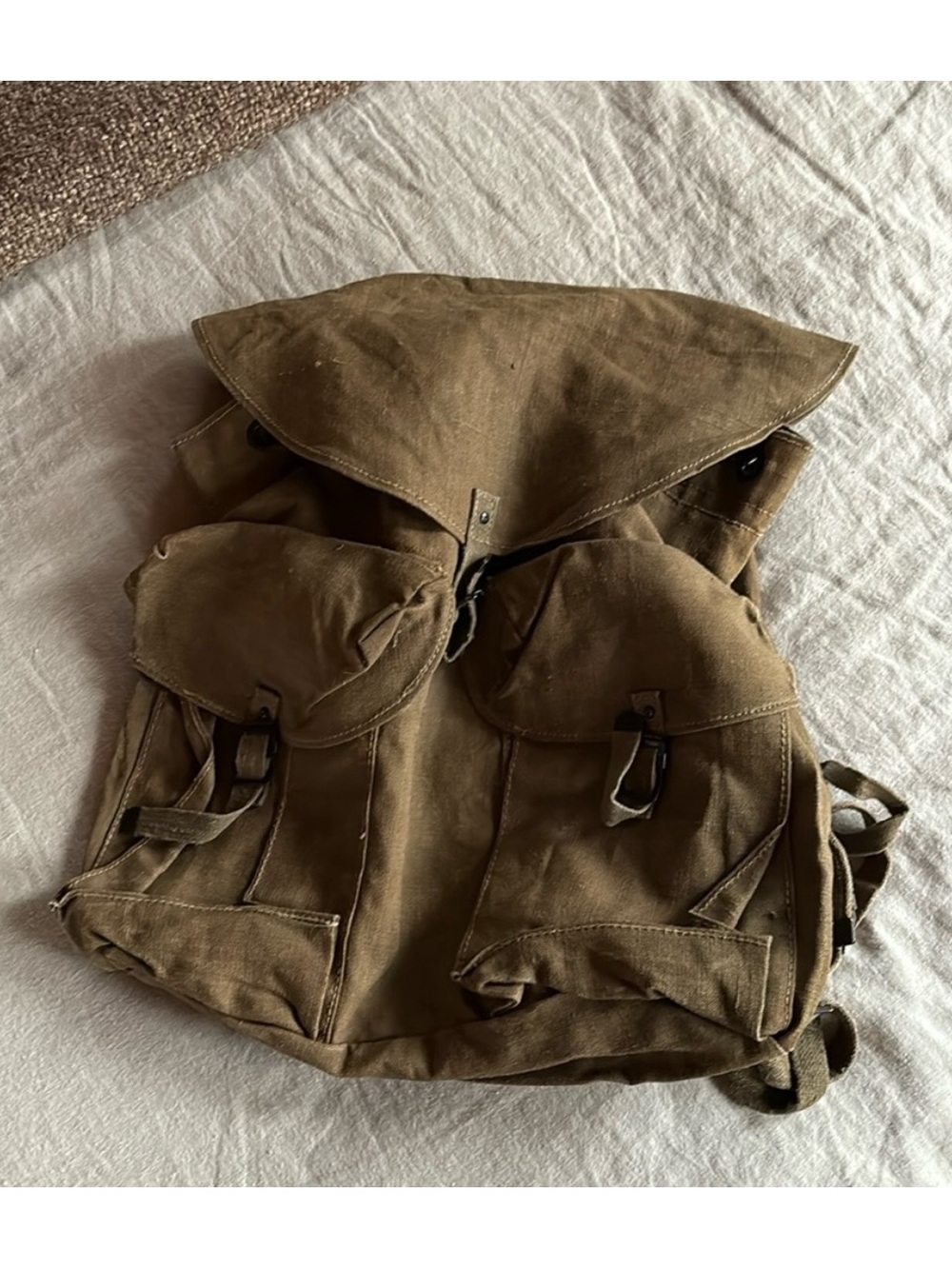 Antique Military Knapsack